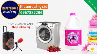 Thu âm nước giặt xả Suby MC đọc Quảng cáo bán hàng