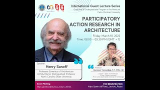 Guest Lecture Series 1 - Participatory Action Research in Architecture