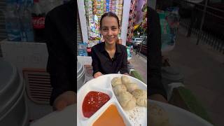 Cute Girl Selling 50₹ Rupees Momos One Plate😍😱❤️ #shorts #trending #streetfood #youtubeshorts