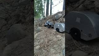 Getting to that hard to reach camping spot with a Trailer can be Tough,Not if u have an Axial SCX24