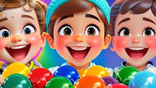 Color Balls & Sing a Song! | Finger Family Nursery Rhymes | Baby & Kids Songs