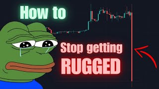 Stop getting RUGGED on Solana Meme Coins, Do this Instead...