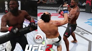 Tyron Woodley -Vs- Johny Hendricks (Online Match) ☆EA SPORTS UFC 2☆