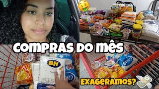 COMPRA DO MÊS QUANTO FICOU TUDO? MOSTRANDO A COMPRA DO MÊS