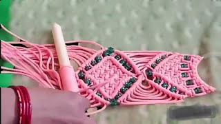 मैकरम का झूला | Macrame taddy jhula || Macrame taddy jhula full tutorial || FULL HD