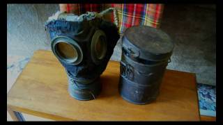 Lederschutzmaske GM17 WW1 German Gas Mask Collection Update