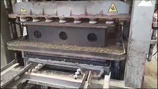 Fully vibro fly ash bricks Machine #blocks