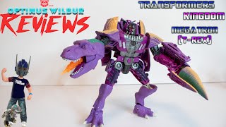 Optimus Wilbur Reviews: Transformers Kingdom Megatron (T-Rex)