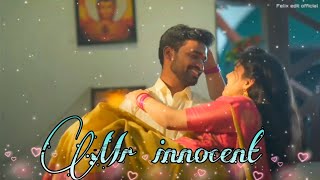 😍🥰 cute couple's { Mr innocent }🥰😍🥰 Teena Bala love ✨🥳WhatsApp status Tamil @felixedit856