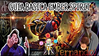 GUIA,TUTORIAL,CATEDRA DE COMO JUGAR EMBER SPIRIT(PANDA DE FUEGO) EN EL MAPA 7.00 - DOTA 1 RGC