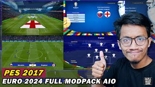 PES 2017 EURO 2024 MODPACK AIO by JDPROUZ  - PES 2017 MOD PC GAMEPLAY