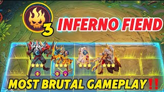 MOST BRUTAL GAMEPLAY OF MAGIC CHESS 2024‼️INFERNO FIEND X NORTHERN ADVENTURER✅FASTEST AUTO WIN