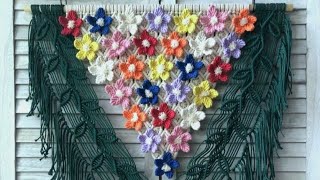 "Texas Wildflowers" #macrame #shorts