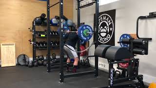 1/26/18 Squat 3-0-3 Tempo 230x8 @8.5 ws 2/5