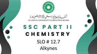 AKUEB Class 10 Chemistry | Alkynes | Examination 2024