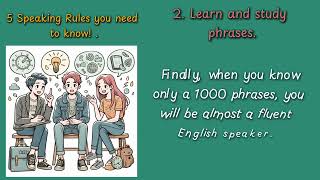 5 Speaking Rules you need to know! [English tips]