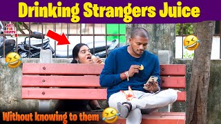 Drinking Strangers Juice 😂 Without Knowing To Them 😂💯 | Just For Sirippu