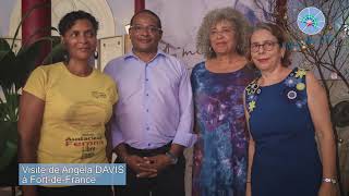 Visite de Angela DAVIS à Fort de France