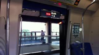 SMRT C151A 503/504 - Doors opening and closing