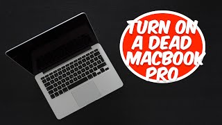 How To Turn ON a Dead MacBook Pro/Air with USB-C Port 👍