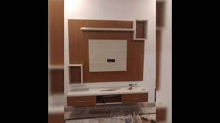 TV unit design DS Vishwakarma interior Mumbai