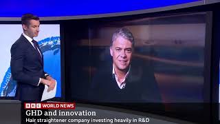 ghd CEO, Jeroen Temmerman, talks beauty-tech & the breakthrough innovation duet style with BBC World