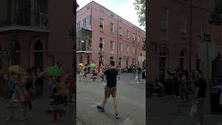 Just a RANDOM Pop-up #Dixieland #Band and #Dancers Going Down The Street. #anniversary #vacation