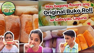 Trending ORIGINAL BUKO ROLL sa Cabuyao, 4 flavors na! + Moja-Moja Donuts! | Food Hug: The Fam Vlog