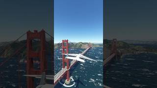 Atterrissage délicat sur le Golden Gate Bridge à San Francisco!