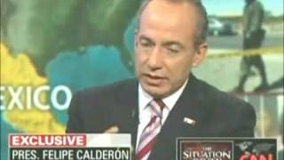 Mexican President Felipe Calderon Claims U.S. Racist Country