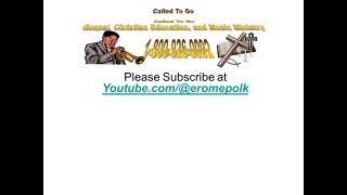 Bible Studies 101 Class - JOB 42:1-10 by Dr. Ernest Polk. Overview of the COGIC Sunday School Lesson