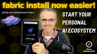 It's now far easier to install and use "fabric"! Start your personal #AI ecosystem