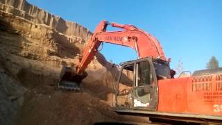 мой  екскаватор Wan wijk 350 копия hitachi zaxis 350