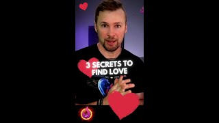 3 Secrets to AMAZING LOVE & DATES ❤️ (Important!) #shorts