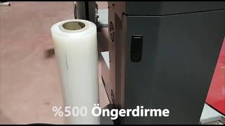 %500 Öngerme Uygulaması - Odaksan Palet Streçleme Makinesi