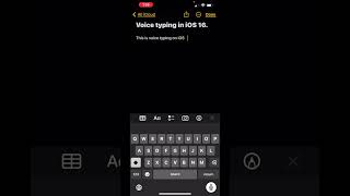 iOS 16 – Voice Typing ￼(editing dictation on the fly)￼