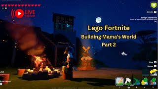 LIVE | Lego Fortnite: Tropical Treasures Quests - Building Mama's World With My Daughter Pt 2