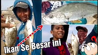 Mancing Mania - Pinggir pantai dapet ikan sebanyak dan sebesar ini