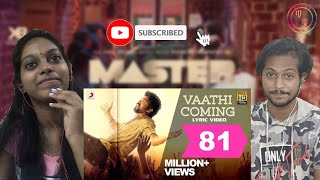 Master - Vaathi Coming Lyric | Thalapathy Vijay | Anirudh Ravichander | Reaction | Vinnu Vinay