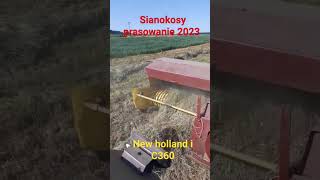 Prasowanie 2023 sianokosy new holland i c360 #news #rolnictwo #works #newholland