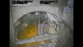 Surveying a flooded mine shaft