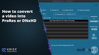 The BEST way to convert to ProRes and DNxHD