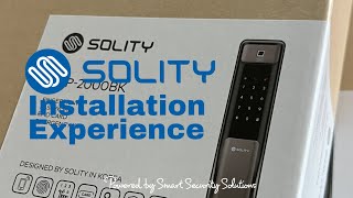 Solity Installation Experince