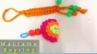 Beautiful Macrame Keyring //Diy// How To Make Macrame Keyring