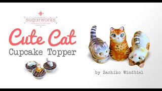 Cute Cat Cupcake Toppers By Sachiko Windbiel