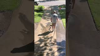 Dirty Concrete Pressure Washing #macombcounty #michigan #pressurewashing #beforeandafter #satisfying