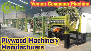 Plywood Machine Automatic Plywood Composer Veneer Splicing Machine for Wood Veneer Finger Jointing