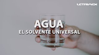 ¿Por qué el agua es el solvente universal?