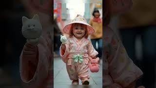 Welcome to the baby street fashion show.where cuteness meets style.#baile #baby #babylove #fashion