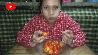 Mukbang TOMATO (Kamatis) || Anna Luisa Cruz-Empig